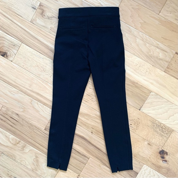 Spanx Trousers The Perfect Pants Skinny Ankle Crop Ponte Back Seam Black Size S - Picture 5 of 10